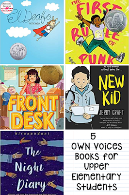 5 own voices chapter books that you must add to your classroom library! Books that add diversity help each student in your class to feel represented.