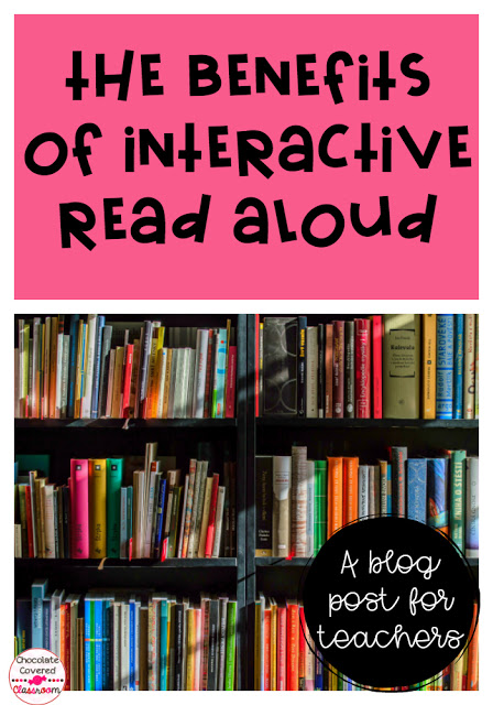 the benefits of interactive read aloud - an informational blog post for elementary and junior high teachers