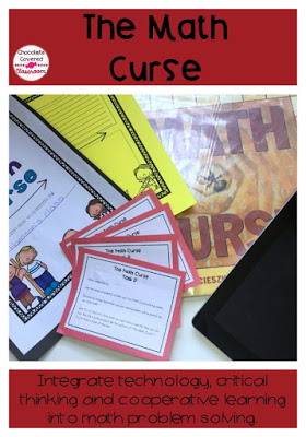 The Math Curse - incorporating technology, critical thinking and cooperative learning into math problem solving - a fun way to incorporate picture books into math!