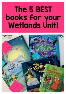 teaching about wetlands with 5 awesome books