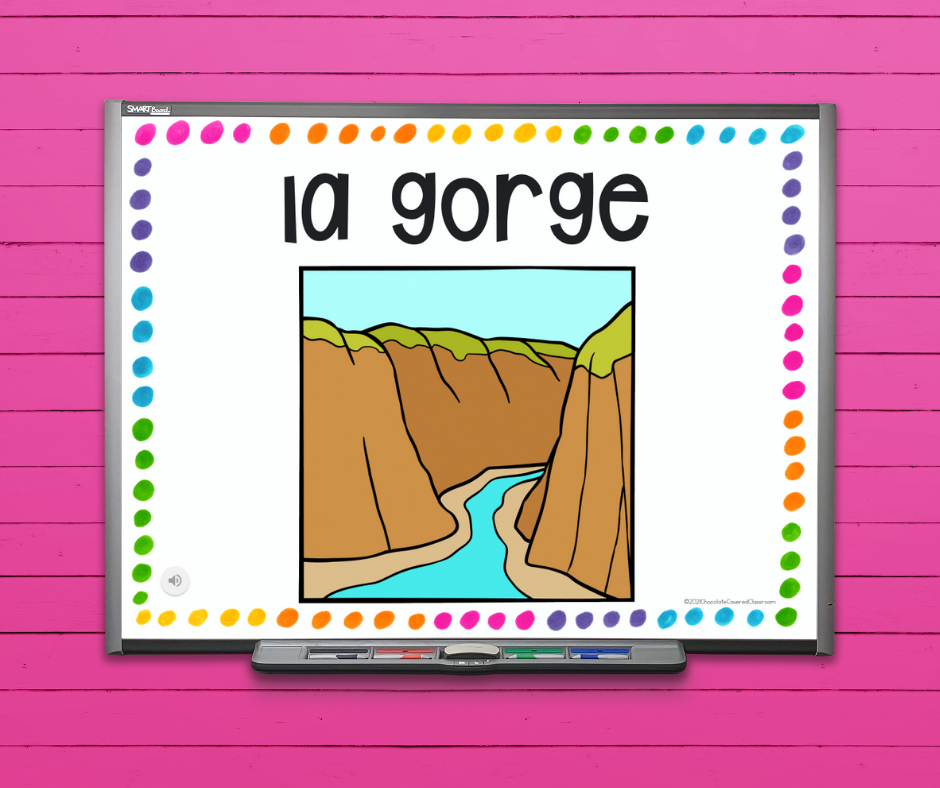 the ultimate guide to teaching landforms in your core French or French as a Second Language Class