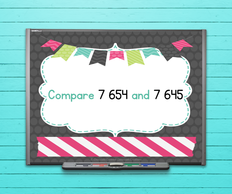 comparing and ordering numbers powerpoint presentation