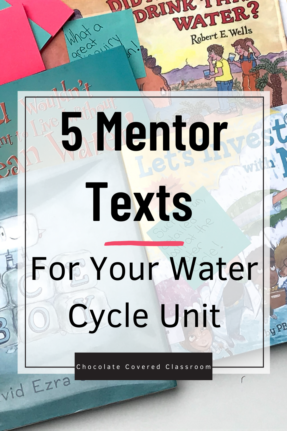 5 picture books about the water cycle for reading workshop or science class