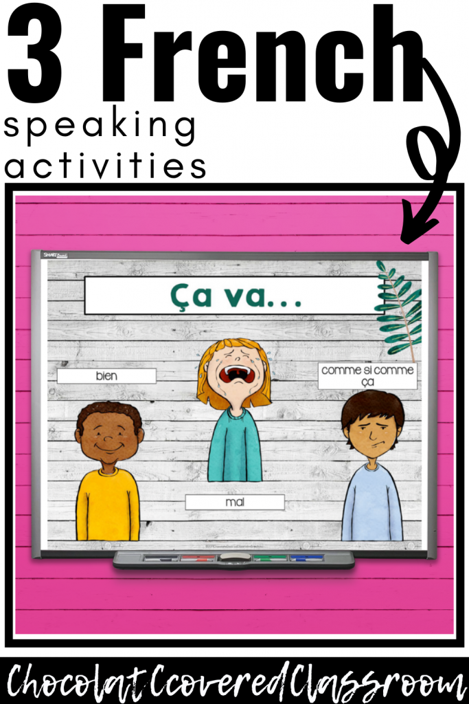 3 french oral language activities for the french as a second language classroom
