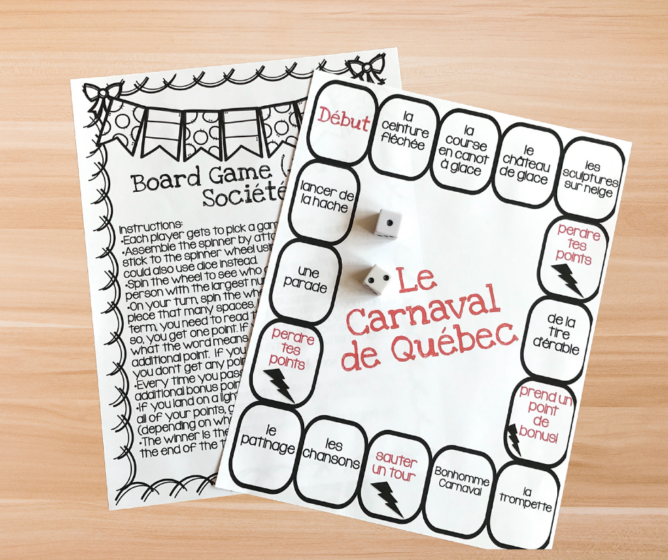 Carnaval de Québec board game